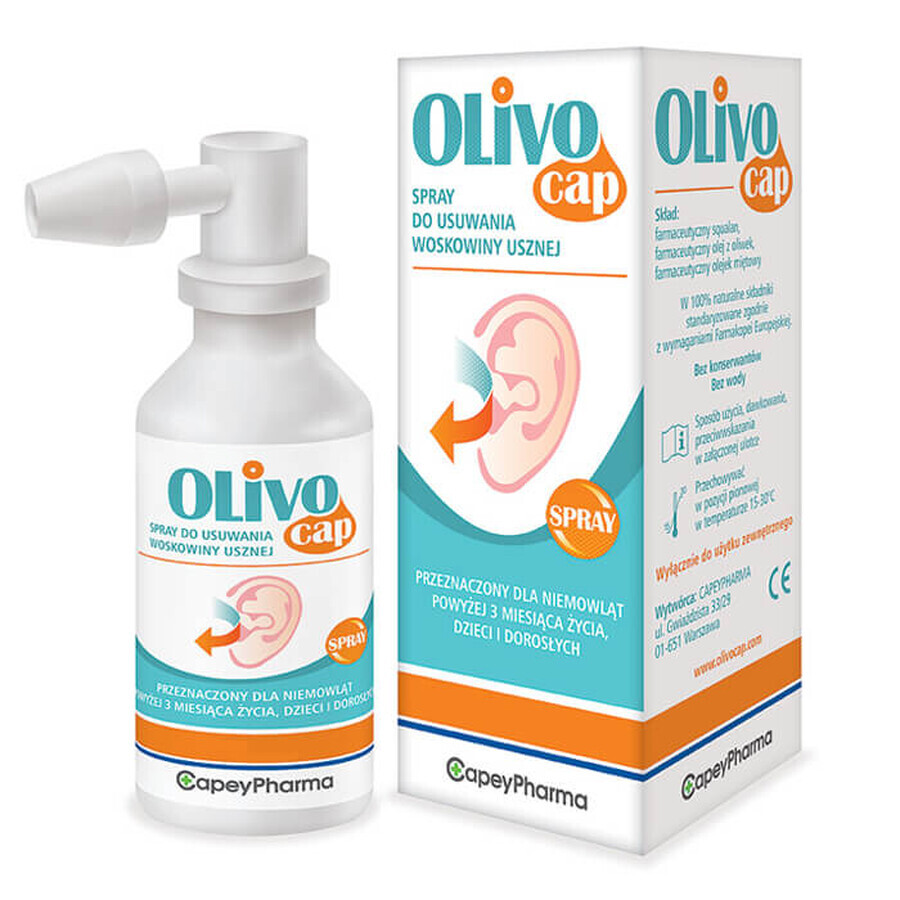 Olivocap, oorsmeerverwijderingsspray, 40 ml