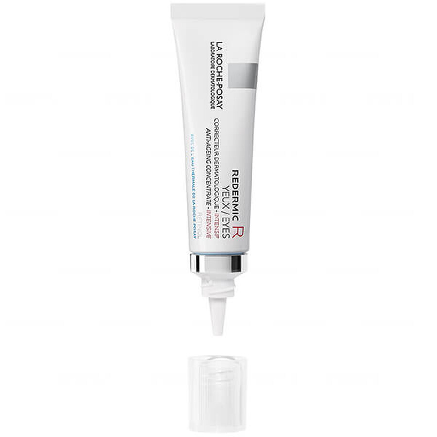 La Roche-Posay Redermic [R], tratamiento intensivo para el cuidado de los ojos antiarrugas, 15 ml