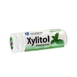 Miradent Xylitol, chicle con xilitol, sabor a menta verde, 30 piezas