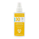 Alphanova Sun Bio, spray de protección solar, hipoalergénico, SPF 30, 125 g