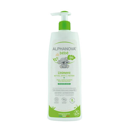 Alphanova Bebe, ulei organic de spălat și de baie, 500 ml