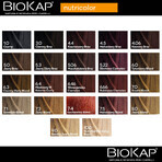 Biokap Nutricolor, tinte colorante para el cabello, 3.0 castaño oscuro, 140 ml