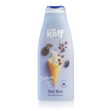 Keff Cookies &amp; Cream Shower Gel, 500 ml, Sano