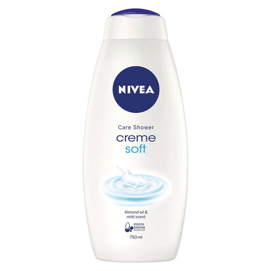 Gel de ducha Creme Soft, 750 ml, Nivea