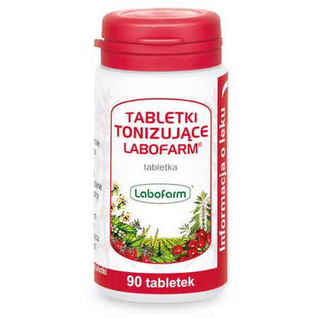 Labofarm tónico comprimidos 150 mg + 30 mg + 100 mg + 40 mg, 90 comprimidos