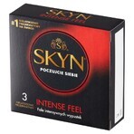 Unimil Skyn Intense Feel Non-Latex Tubed Condoms 3 Pack