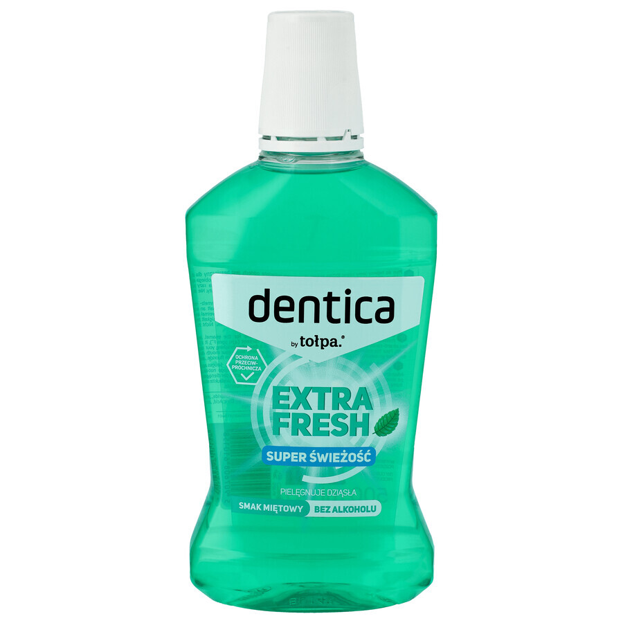 Dentica, enjuague bucal, Extra Fresh, 500 ml