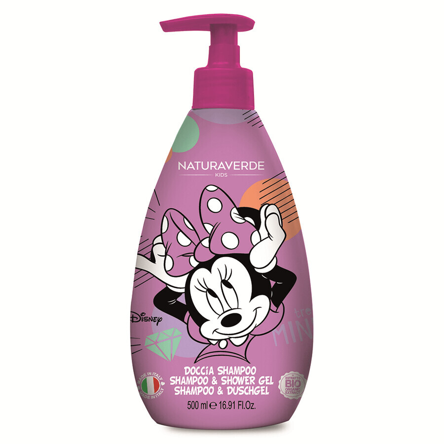 Strawberry shower gel Minnie, 500 ml, Naturaverde