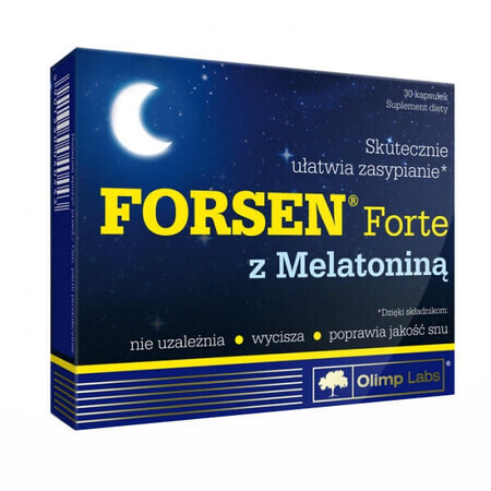 Olimp Forsen Forte con Melatonina, 30 cápsulas