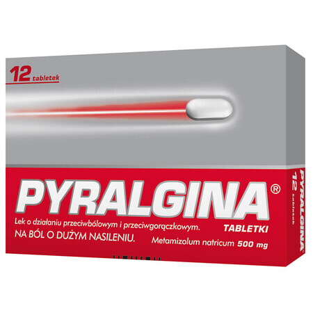 Pyralgina 500 mg, 12 comprimate