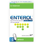 Enterol, 250 mg, 10 cápsulas