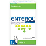 Enterol, 250 mg, 10 capsules