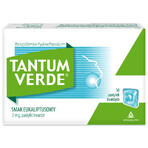 Tantum Verde 3 mg, eucalyptus flavor, 30 hard tablets