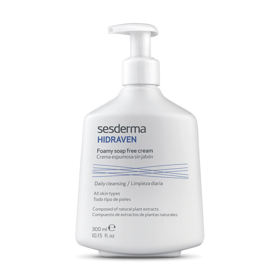 Sesderma Hidraven, seifenfreie schäumende Creme, 300 ml