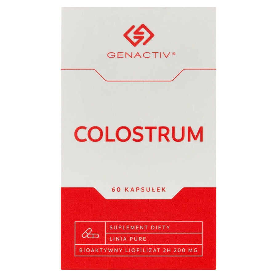 Genactiv Colostrum, 60 capsules