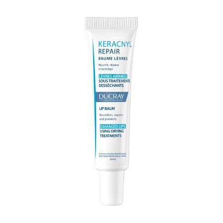 Ducray Keracnyl Repair, bálsamo labial regenerador, piel seca, 15 ml