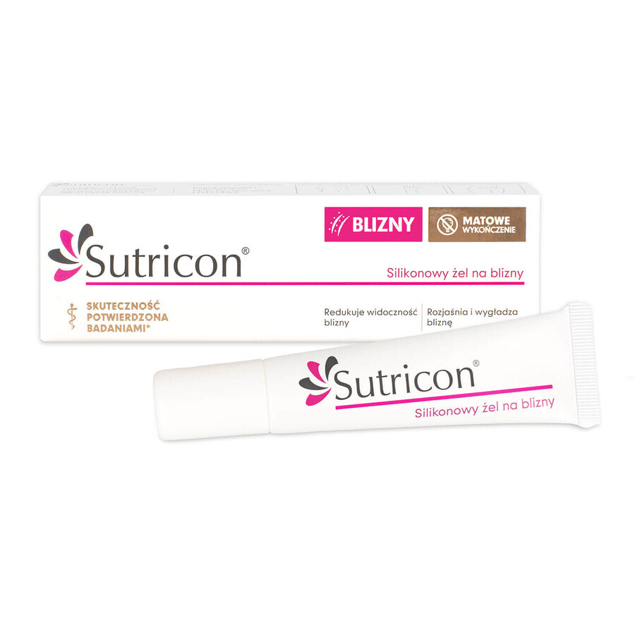 Sutricon, gel de silicona para cicatrices, 15 ml