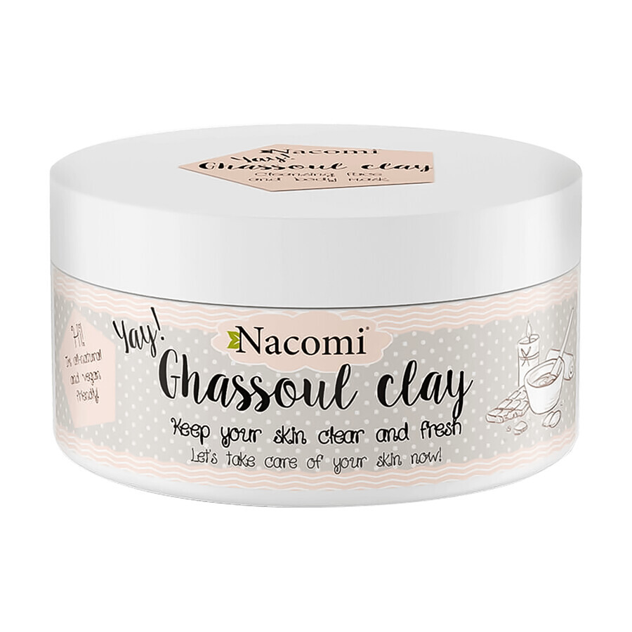 Nacomi Argilla Ghassoul, maschera detergente, 94 g