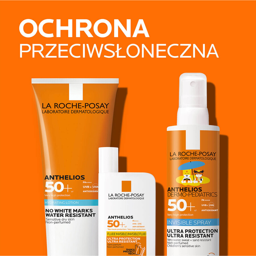 La Roche-Posay Anthelios Dermo-Pediatrics, leche protectora para rostro y cuerpo a partir de 6 meses, SPF 50+, 50 ml