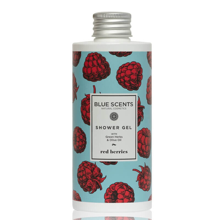 Gel de Ducha Bayas Rojas, 300 ml, Aromas Azules