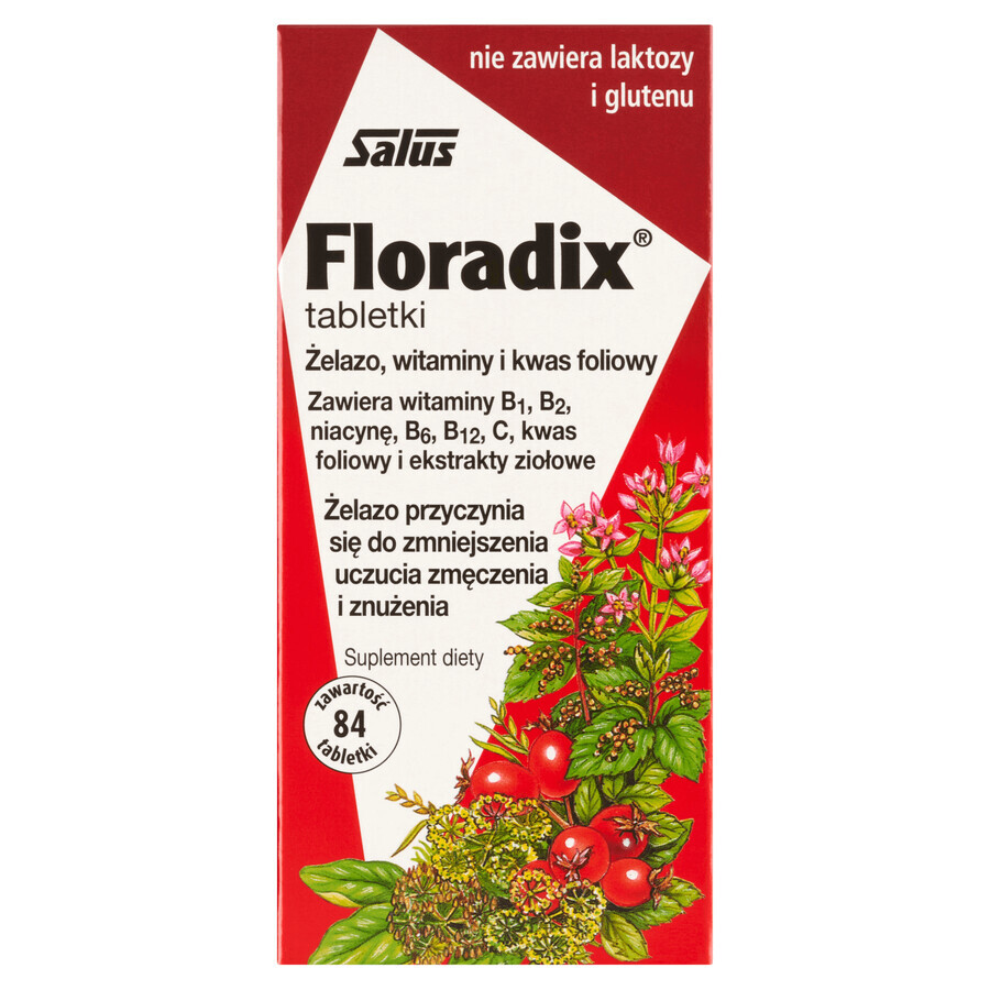 Floradix Ferro e Vitamine, 84 compresse