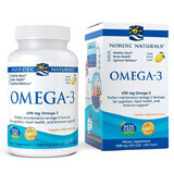 Nordic Naturals Omega-3, sabor limón, 60 cápsulas