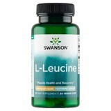 Swanson AjiPure L-Leucin, L-Leucin 500 mg, 60 vegetarische Kapseln