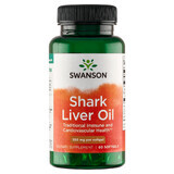 Swanson Shark Liver Oil, 60 capsule gel