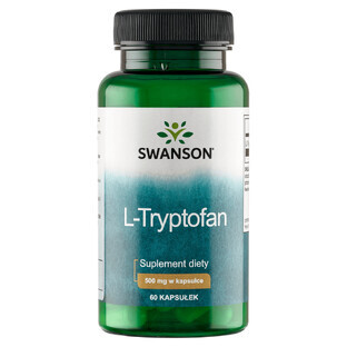 Swanson L-triptofan, L-triptofan 500 mg, 60 capsule