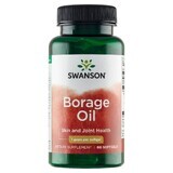 Swanson Huile de Bourrache, huile de graines de bourrache 1000 mg, 60 capsules de gel