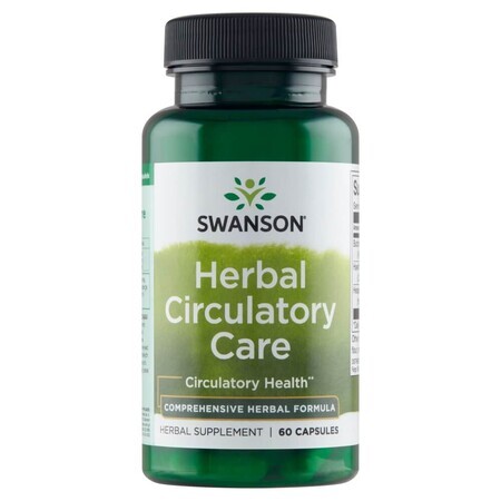 Swanson Herbal Îngrijire circulatorie, 60 capsule