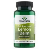 Swanson Full Spectrum Lemon Balm, lemon balm, 60 capsules