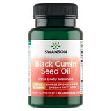 Swanson Black Cumin Seed Oil, aceite de semilla de comino negro, 60 cápsulas