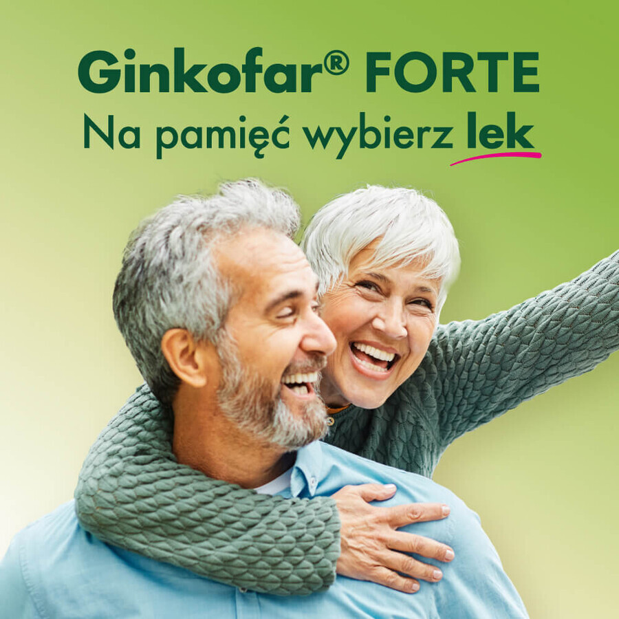 Ginkofar Forte 80 mg, 60 comprimidos recubiertos con película