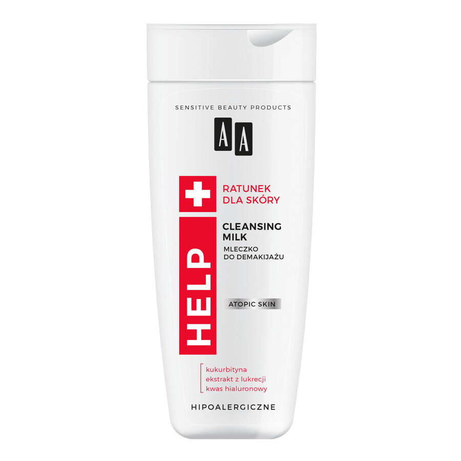 AA Help, Piel Atópica, leche desmaquillante, 200 ml