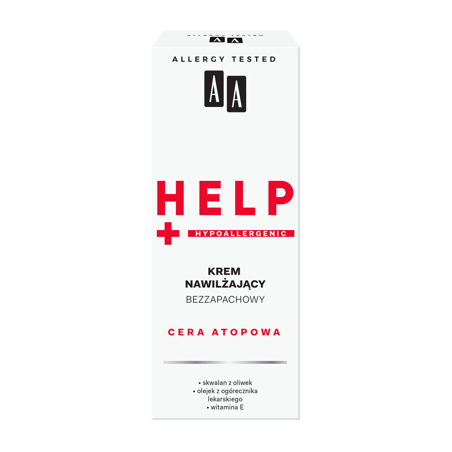 AA Help, Piel Atópica, crema hidratante sin perfume, 50 ml