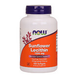 Now Foods Sonnenblumenlecithin, Sonnenblumenkernlecithin 1200 mg, 100 Weichkapseln