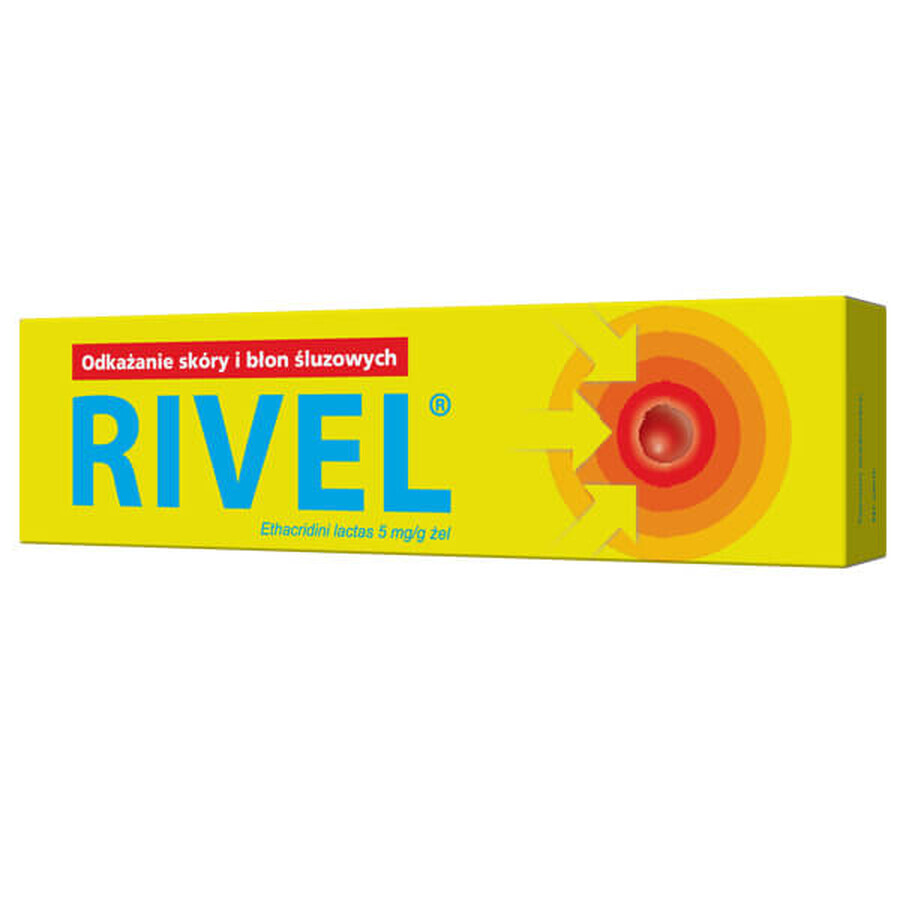 Rivel 5 mg/g, gel disinfettante, 30 g