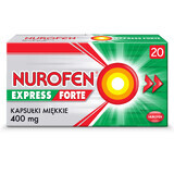 Nurofen Express Forte 400 mg, 20 capsule molli