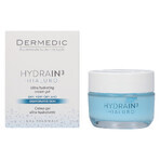 Dermedic Hydrain 3 Hialuro, crema-gel facial ultrahidratante, piel seca, 50 ml