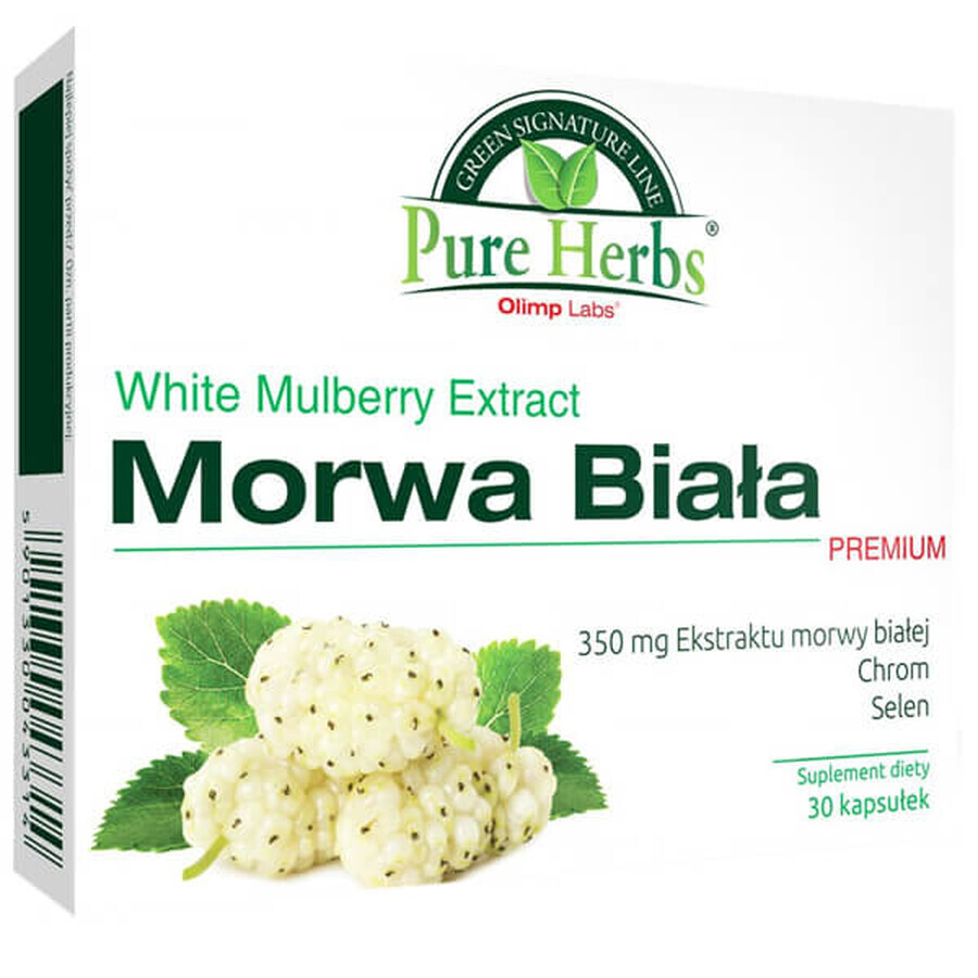 Olimp Pure Herbs White Mulberry Premium, 30 capsules