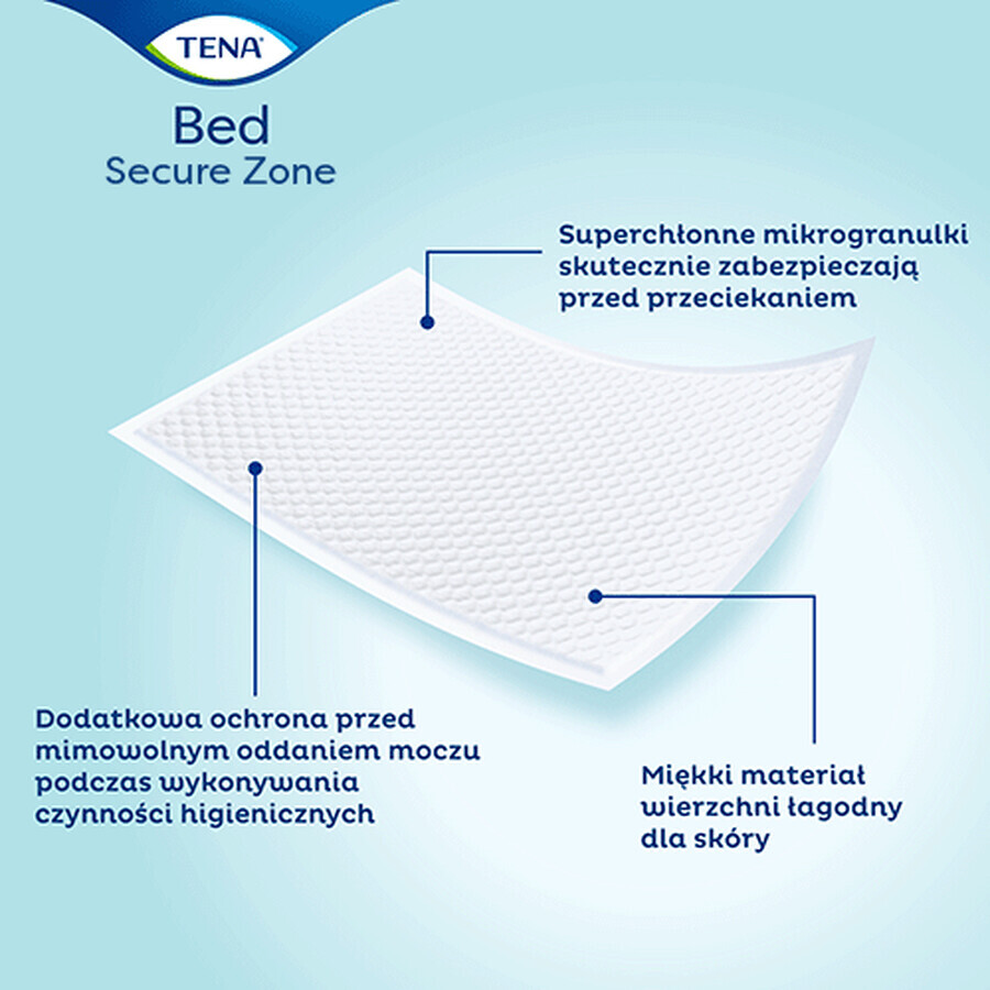 Tena Bed, absorbent pad OTC Edition, Plus, 60 cm x 60 cm, 5 pieces