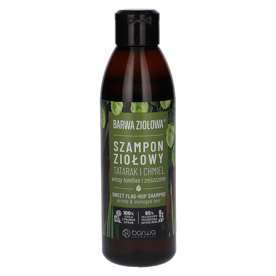 Barwa Ziołowa Tartak i Hop herbal shampoo for brittle and damaged hair 250 ml