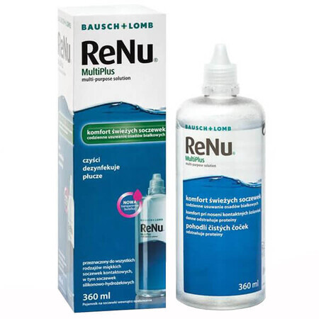 ReNu MultiPlus, líquido para lentes, 360 ml