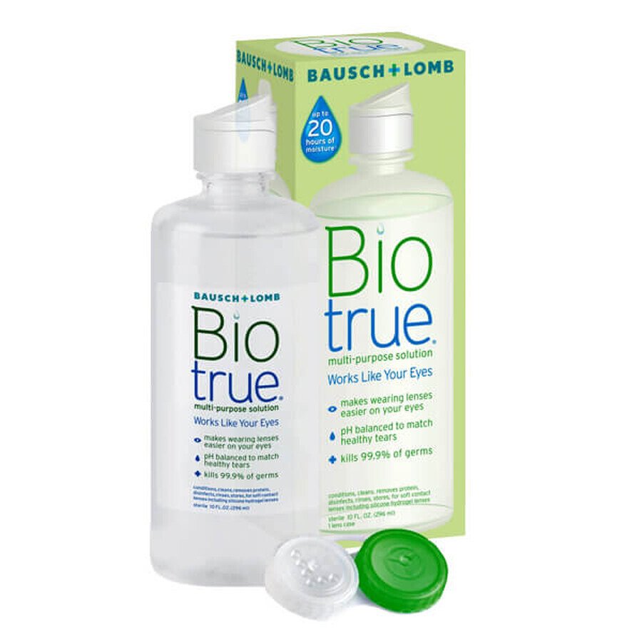 Biotrue, líquido para el cuidado de lentes de contacto, 300 ml