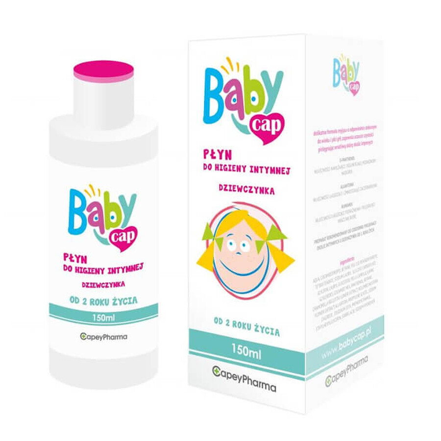 Babycap, intimate hygiene lotion, girl, from 2 years, 150 ml