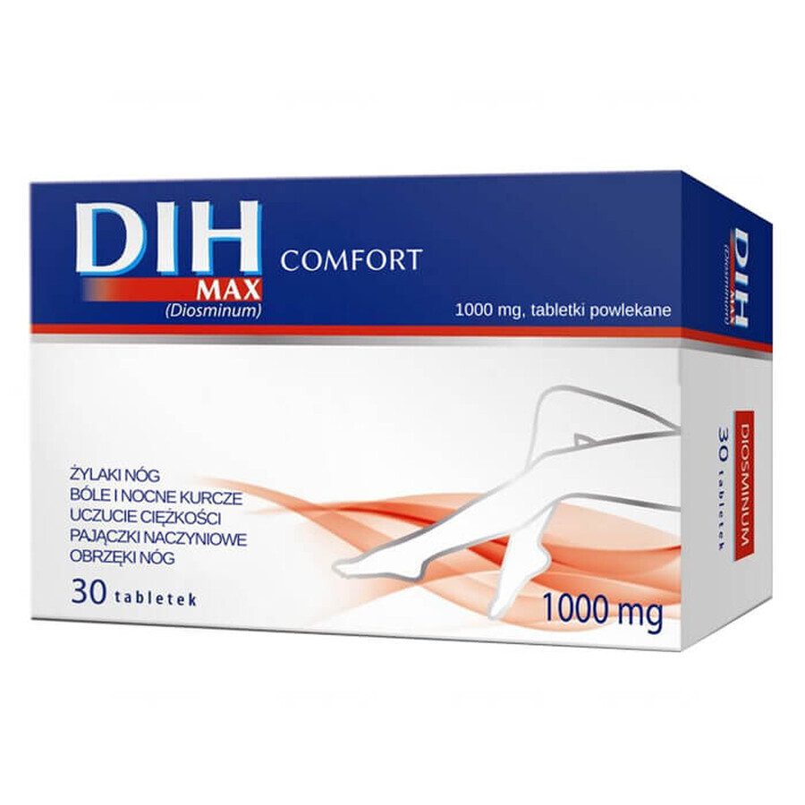 DIH Max Comfort 1000 mg, 30 compresse