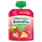 BoboVita Mousse en tubo, manzana y fresa con pl&#225;tano, despu&#233;s de 6 meses, 80 g