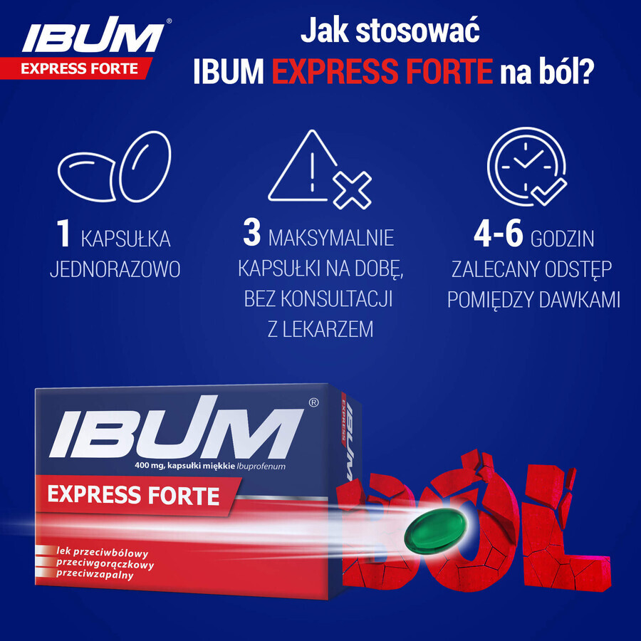 Ibum Express Forte 400 mg, 36 capsules