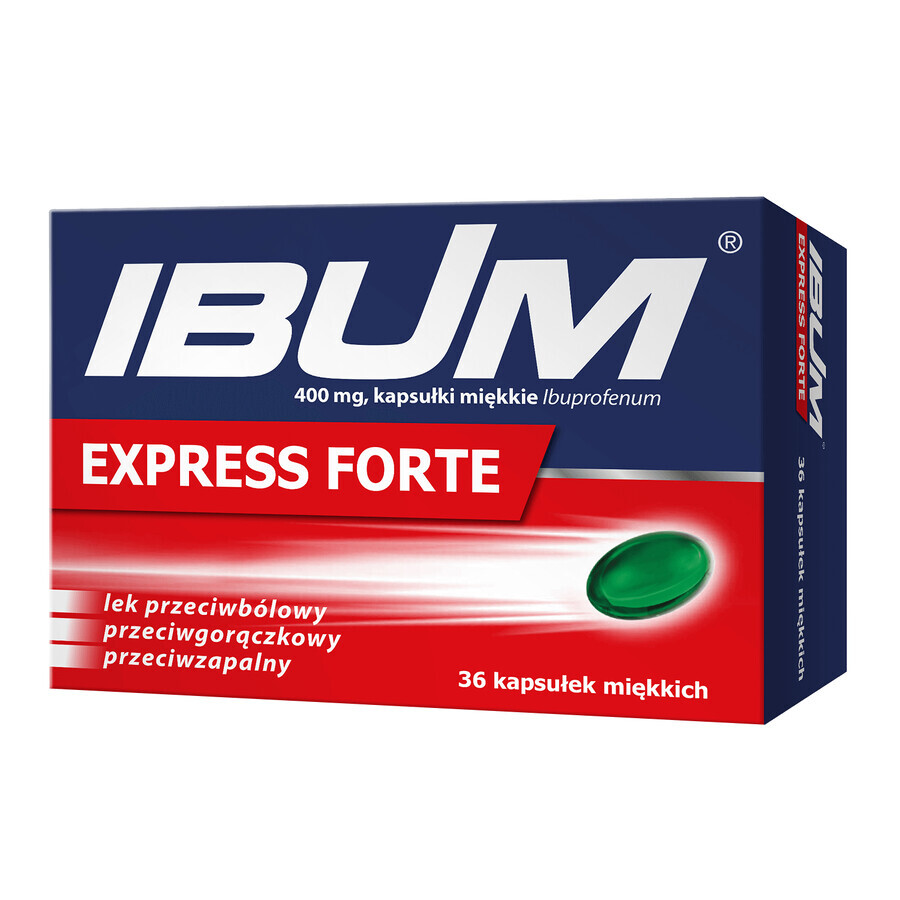 Ibum Express Forte 400 mg, 36 capsules